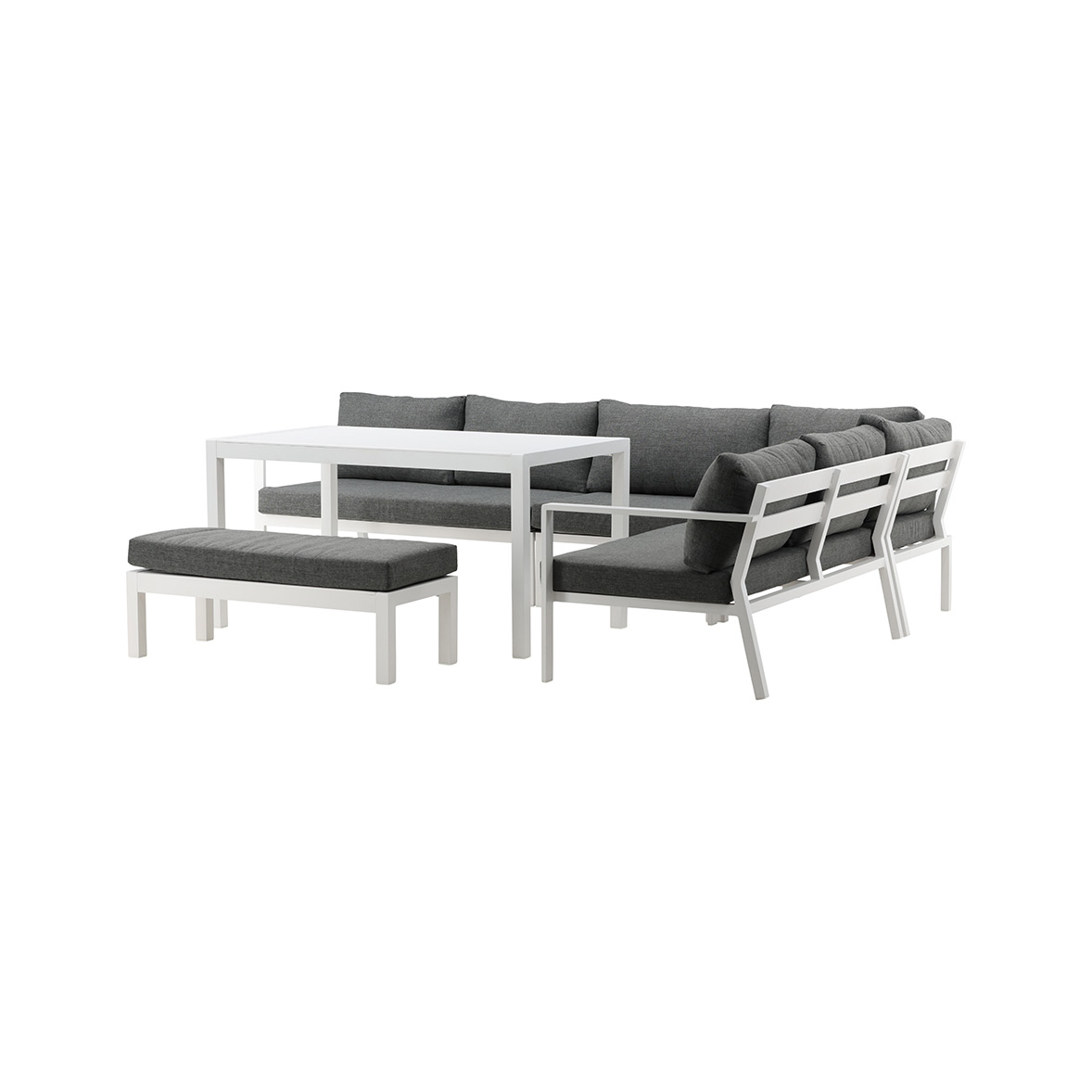 Ramos - Bench- Black / Grey - Aluminium - Aluminium -  middl Vit