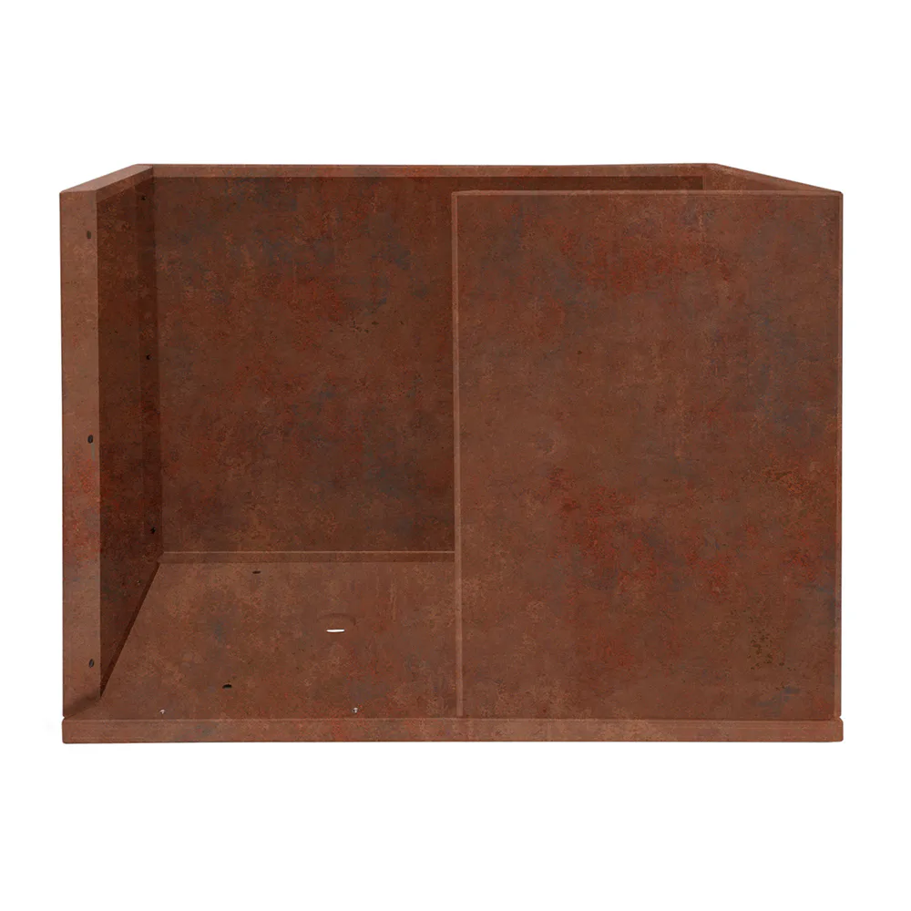 Kruka Skotte Garden Modulär Corten Hörn