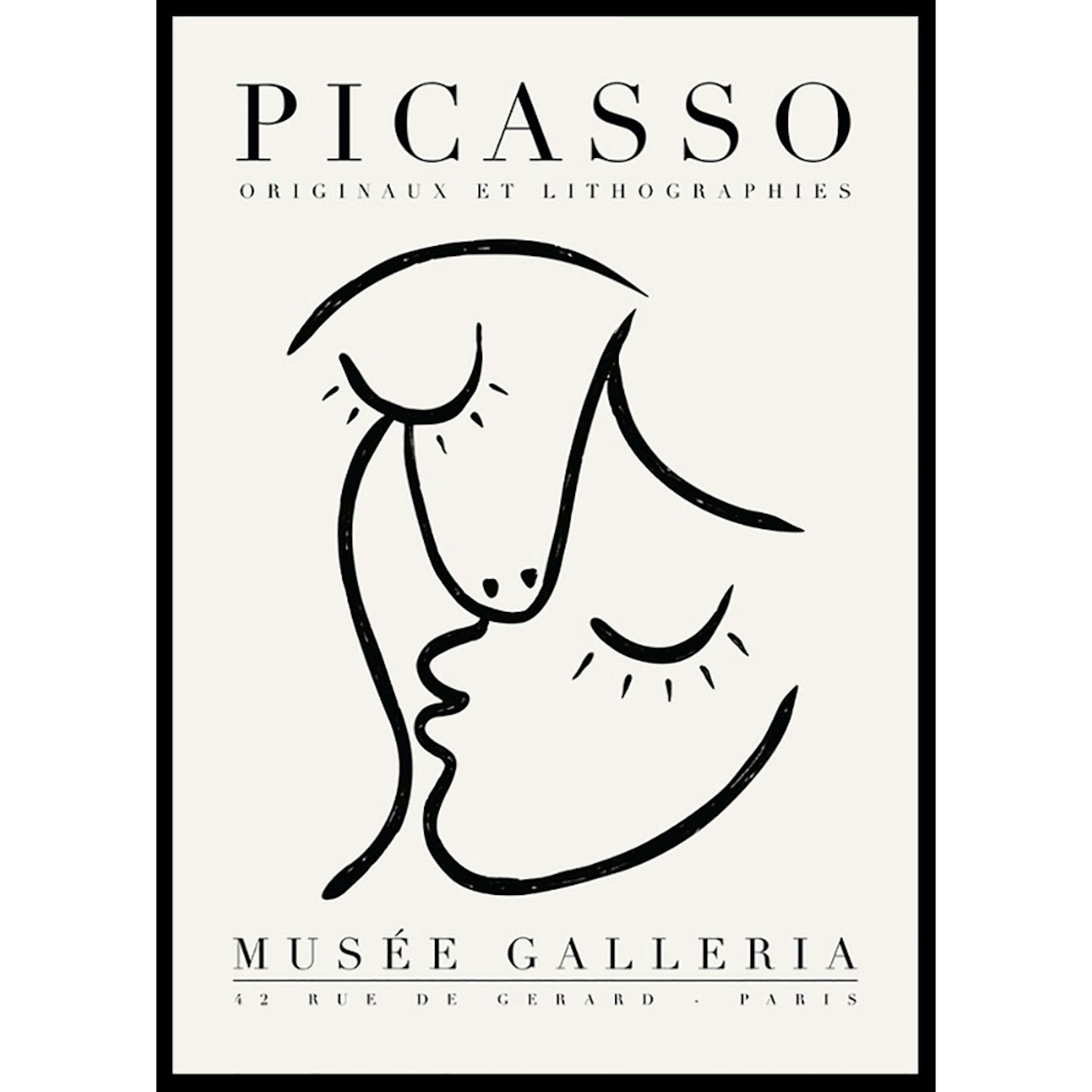Poster Gallerix Picssso Lithographie No6