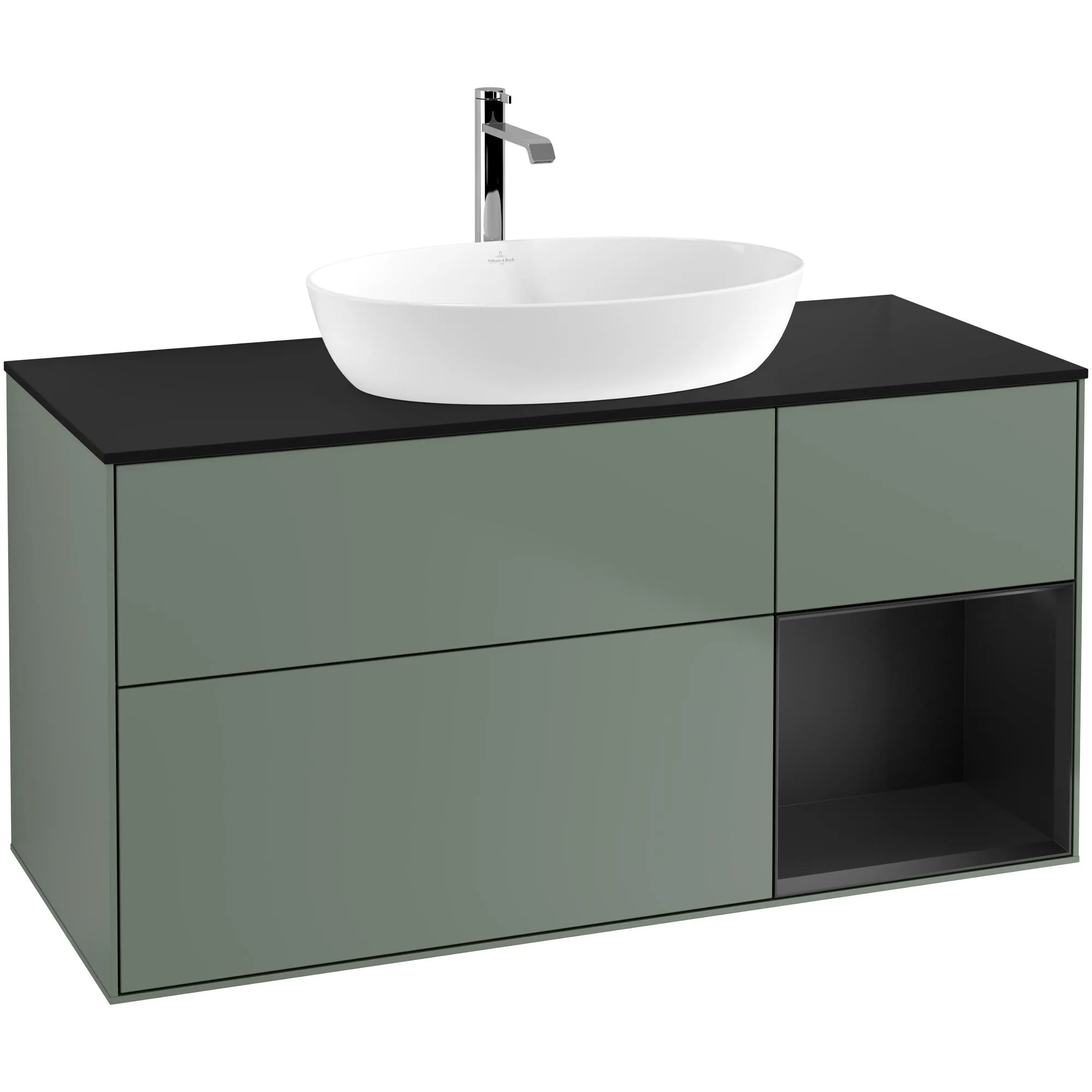 Tvättställsskåp Villeroy & Boch Finion med 3 Lådor Hylla och Bänkskiva för Fristående Tvättställ från Artis & Collaro