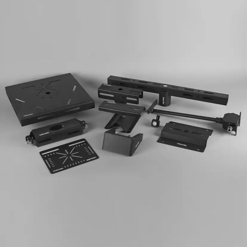 Skyltbelysnings Arm Hide-a-lite Svart