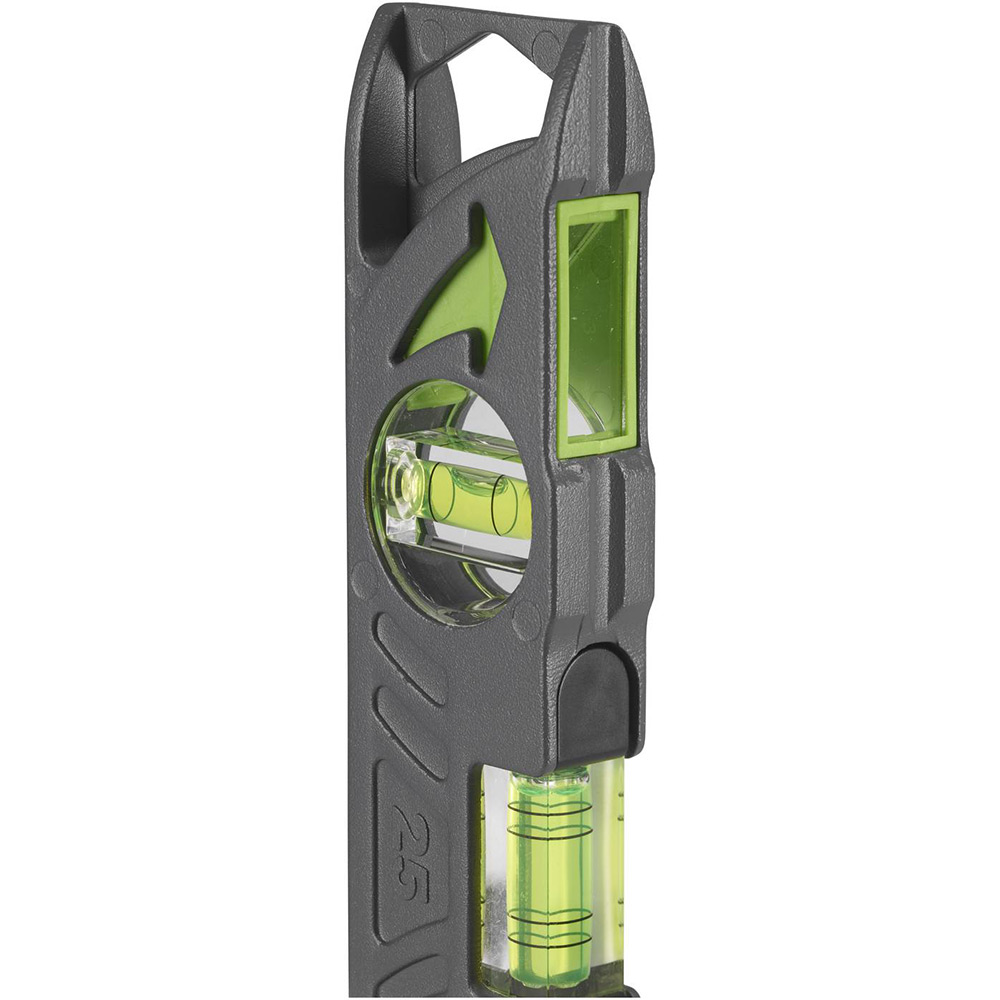 Torpedvattenpass Luna Tools av aluminium