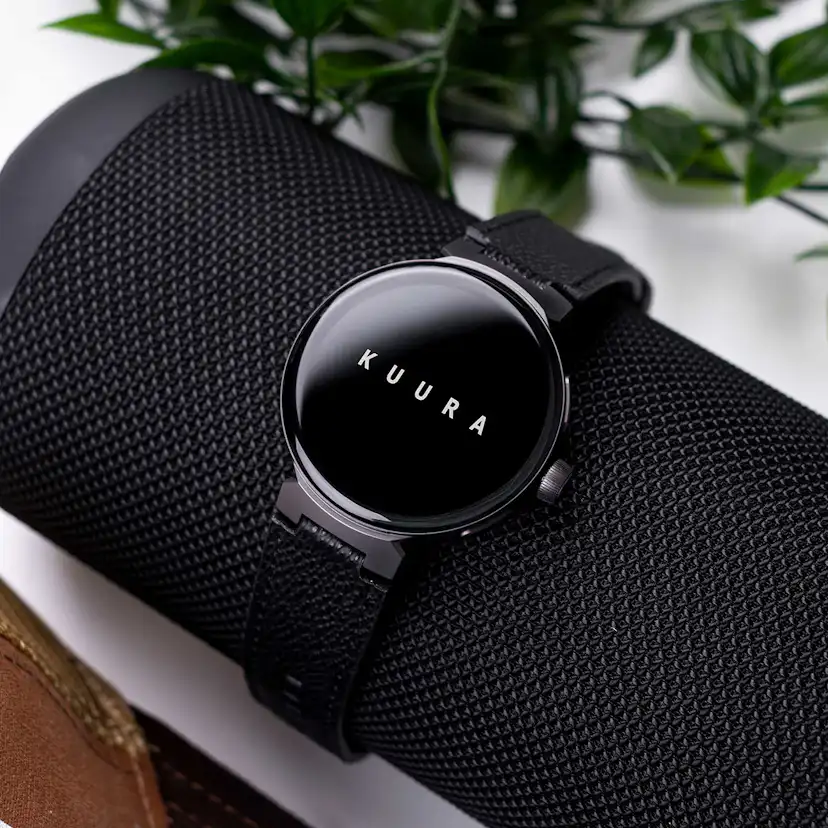 Kuura Smartwatch FM1 V3, Svart Svart
