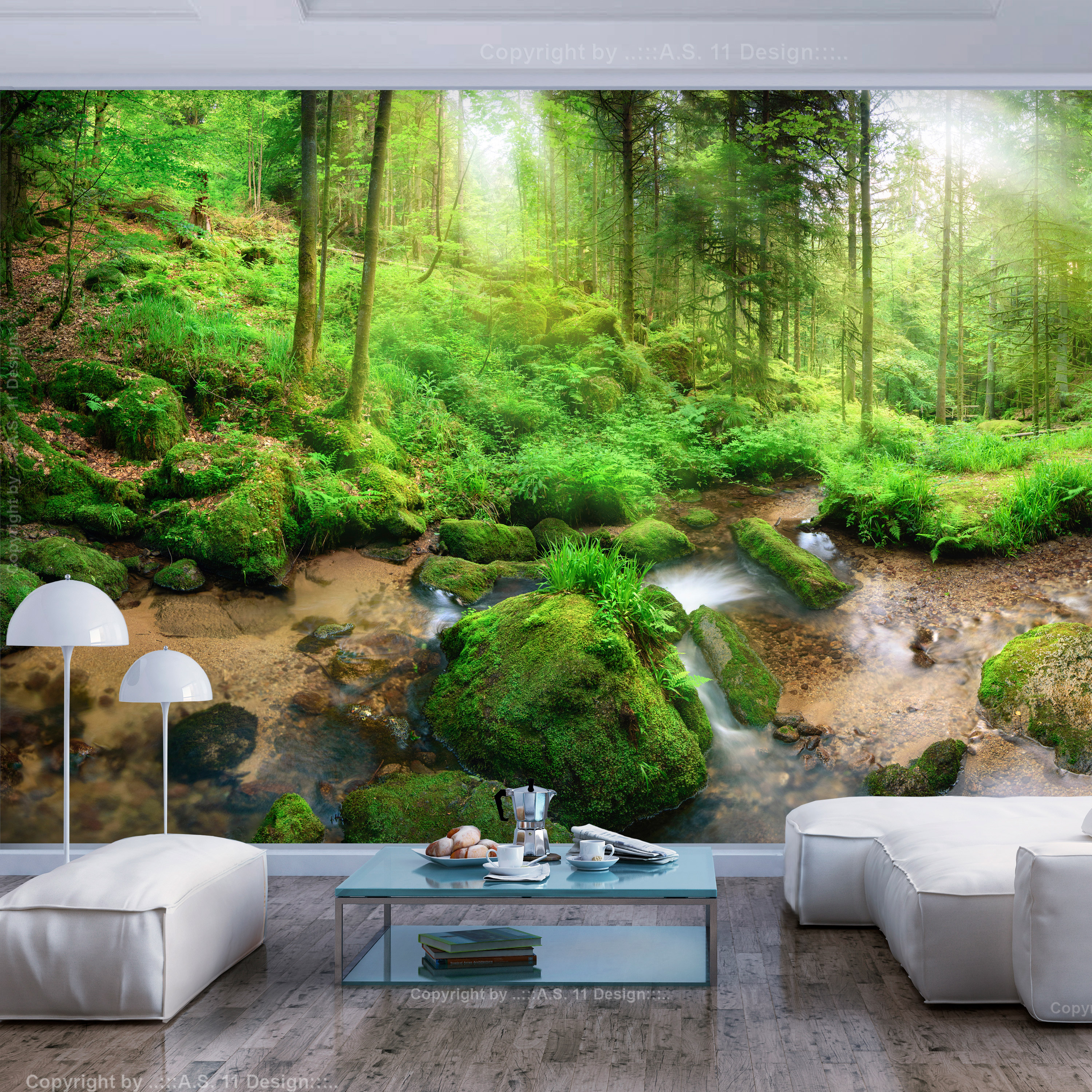 Fototapet Arkiio Självhäftande Humid Forest