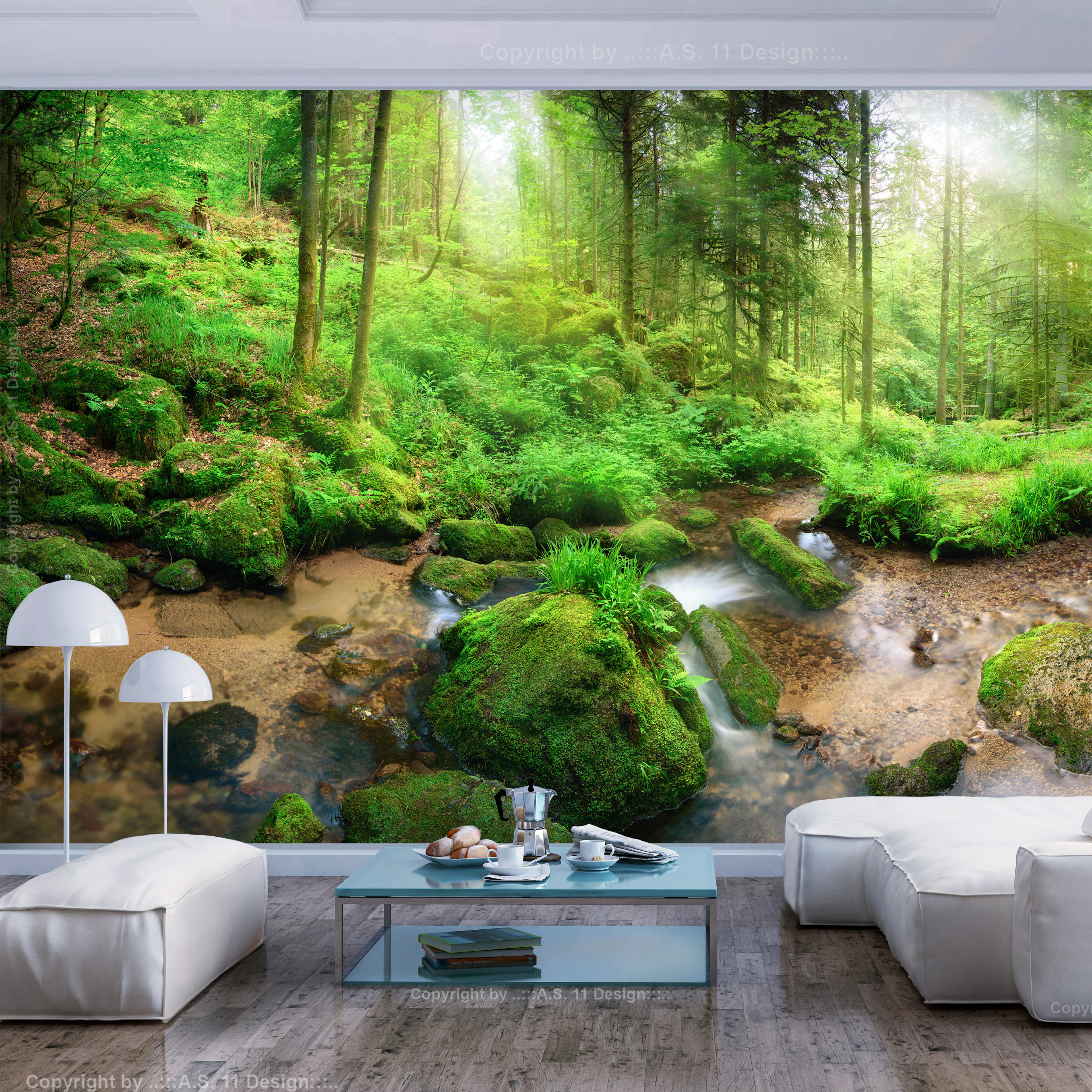 Fototapet Arkiio Självhäftande Humid Forest