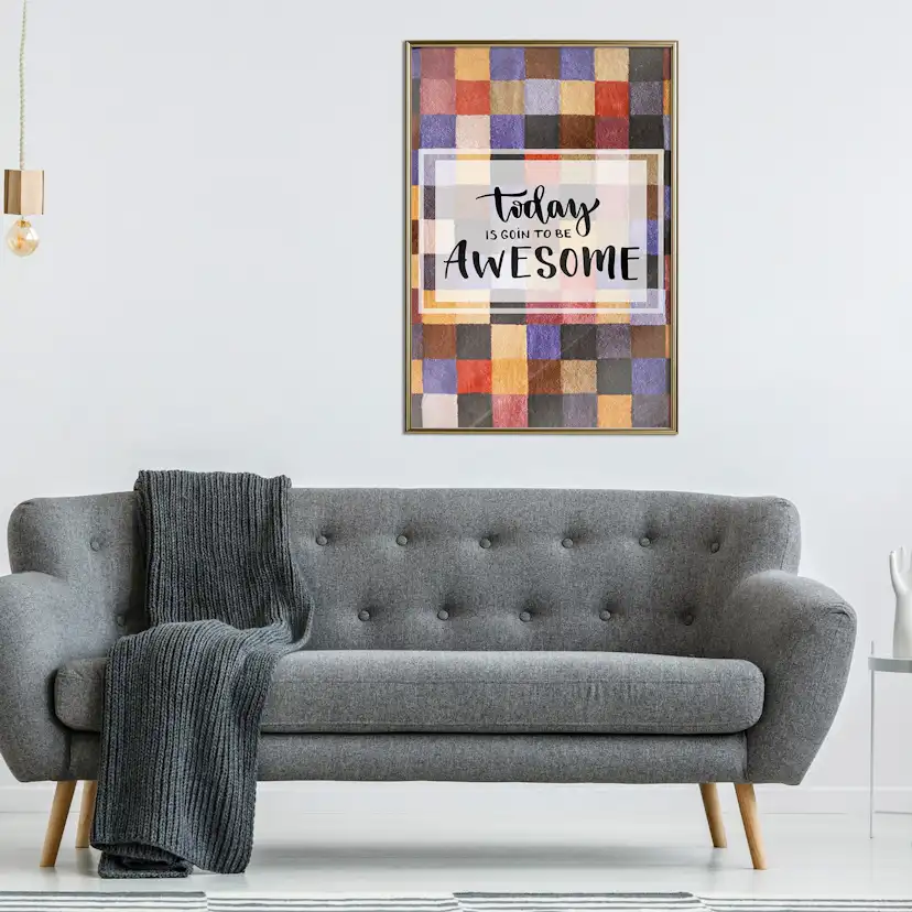 Poster Artgeist Affisch Today Is Goin To Be Awesome