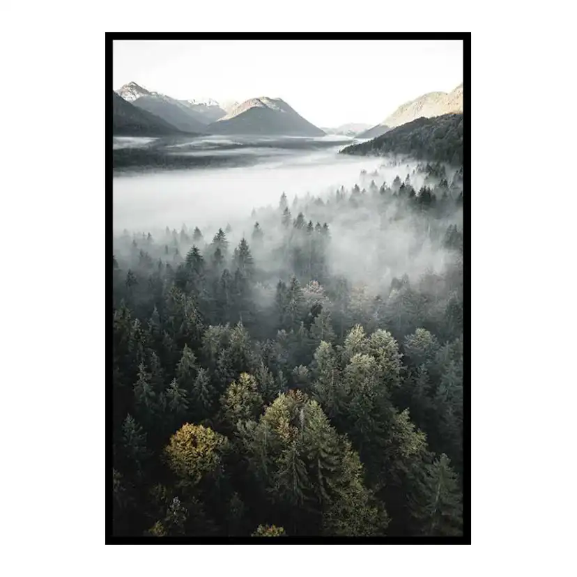 Poster Gallerix Misty Mountains