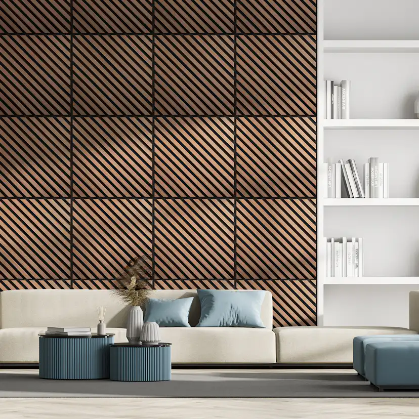 Akustikpaneler NQD Smartwall Fyrkantiga 4-Pack