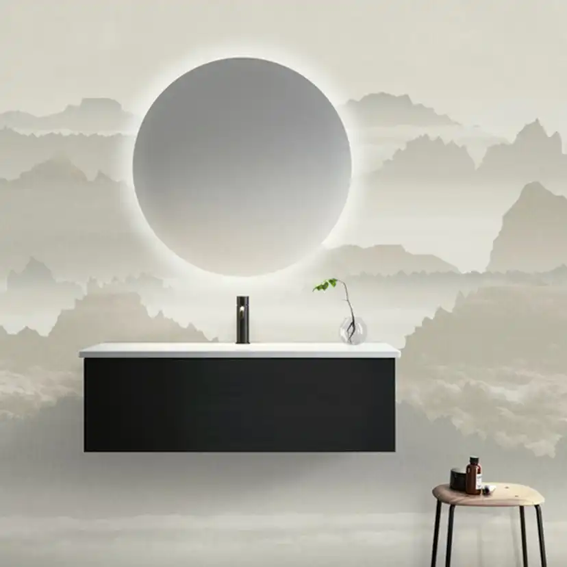 Våtrumsvägg Tarkett Aquarelle Misty Mountain Blue