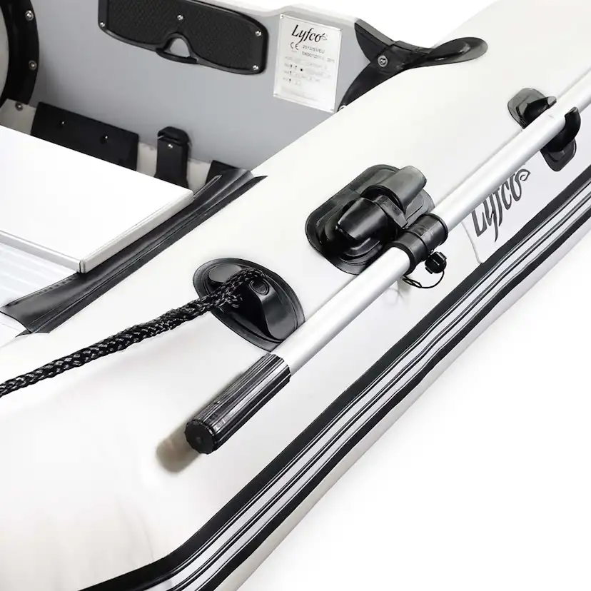 Gummibåt 270cm (0,9 mm PVC), vit Färg Vit