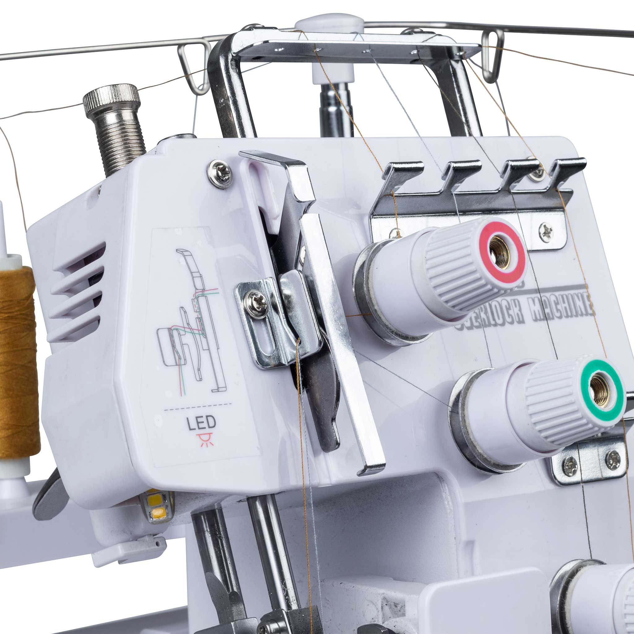 Symaskin Birgitta Overlock Standard Vit Plast