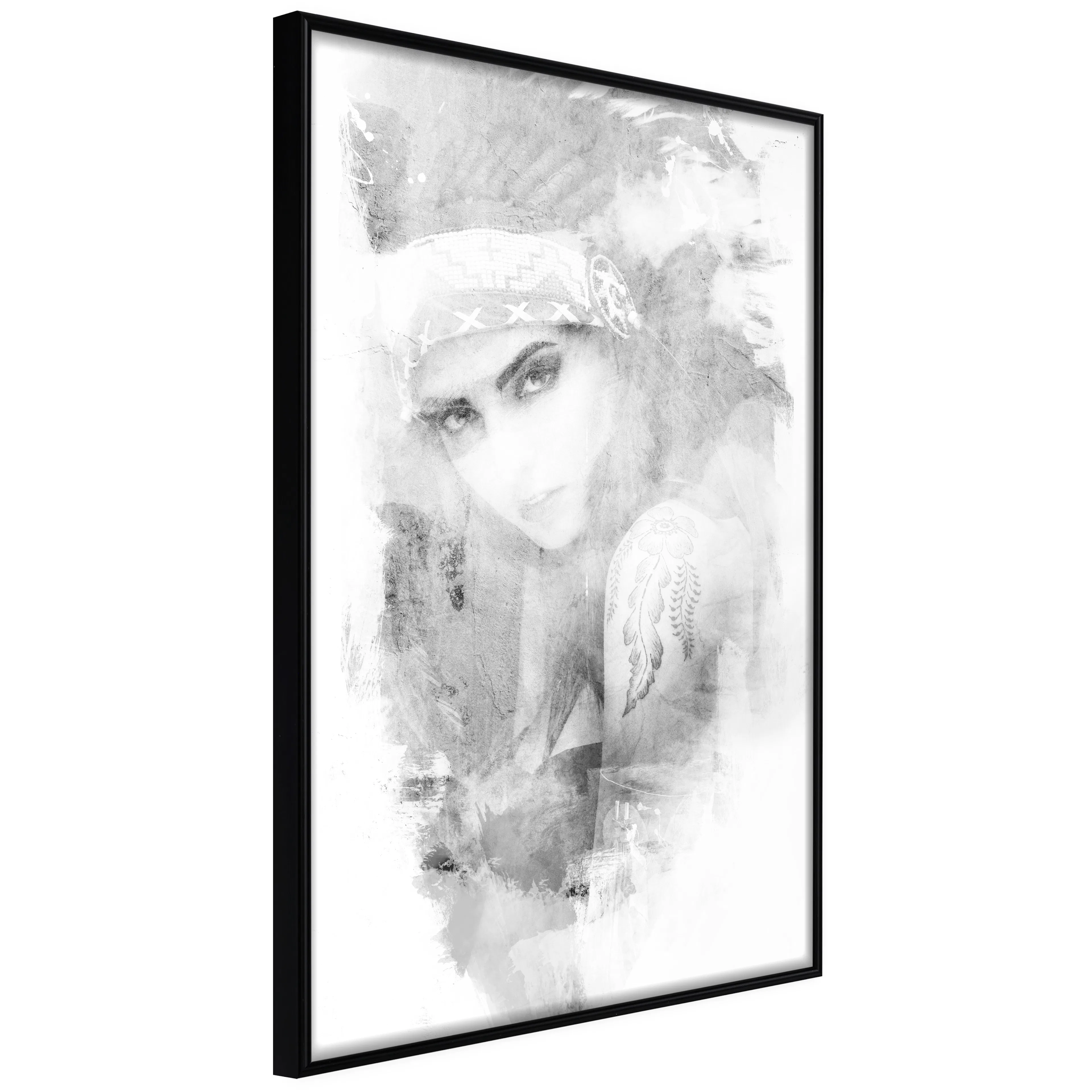 Affisch - Ethnic Look [Poster] 40x60 Svart ram, 40x60 cm