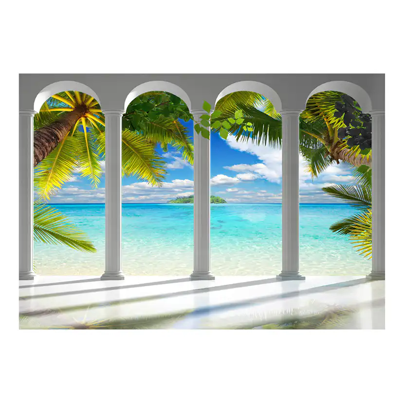 Fototapet Arkiio Sea Behind Columns