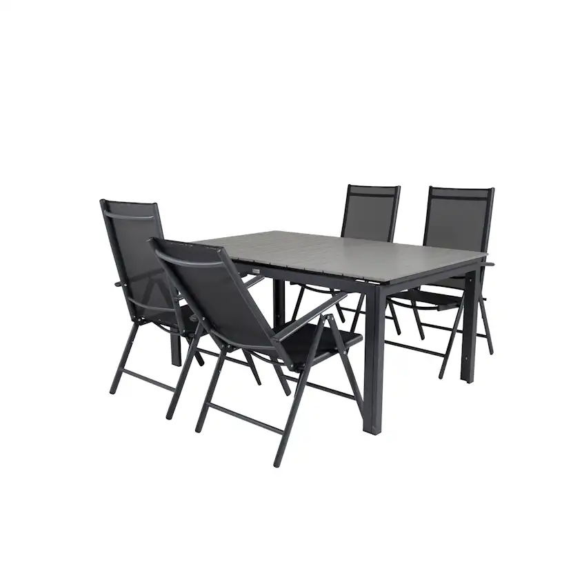Matgrupp Venture Home Lova 160/240 med 4 Bront Stolar