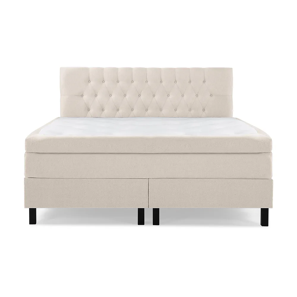 Lucky Kontinentalsäng 180x200Polyeter Beige, Fast Polyeter