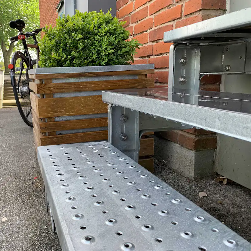 Trädgårdstrappa Dolle Gardentop utan Räcke