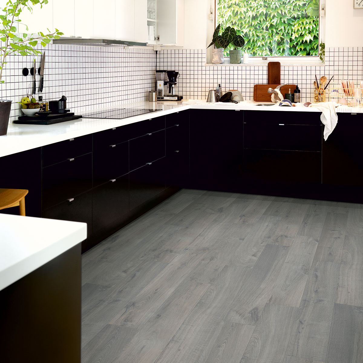 Laminatgolv Modern Plank 4V - SensationURBAN GREY OAK, PLANK Original Excellence