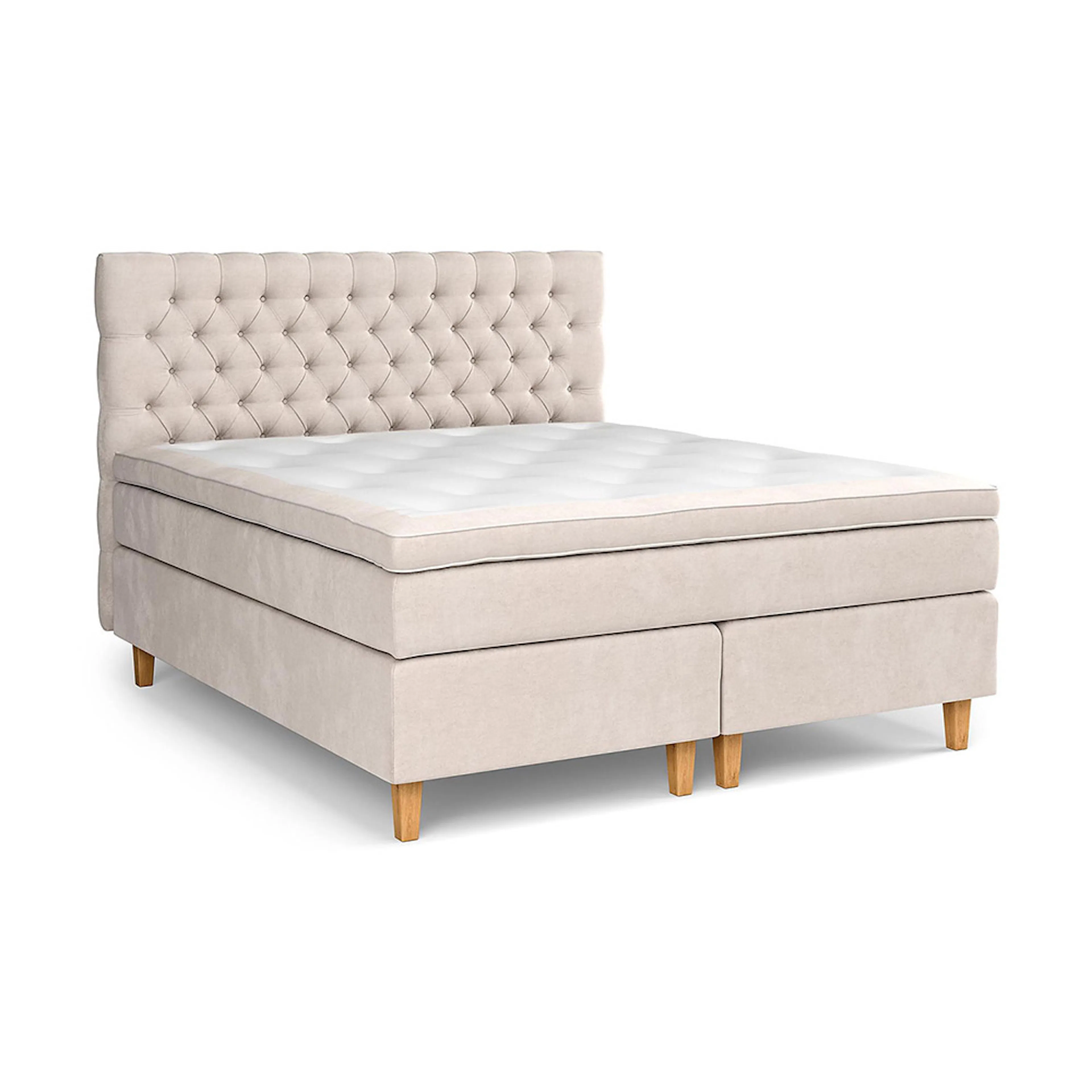 Celine Kontinentalsäng 180x200cm 180x200, Beige, Brun, Fast