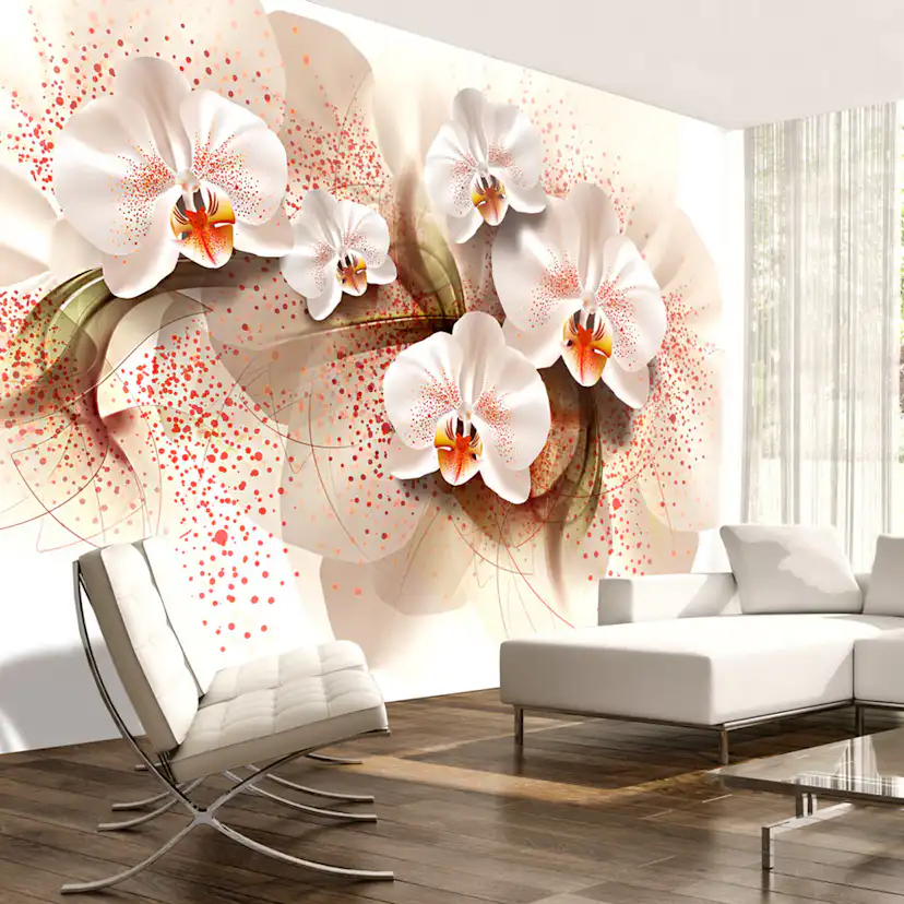 Fototapet Arkiio Pale Yellow Orchids