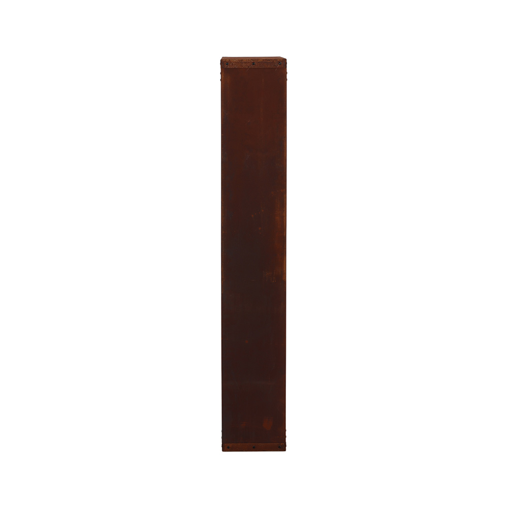 Mombasa Firewood Storage Steel - Rusty Orange Rostig