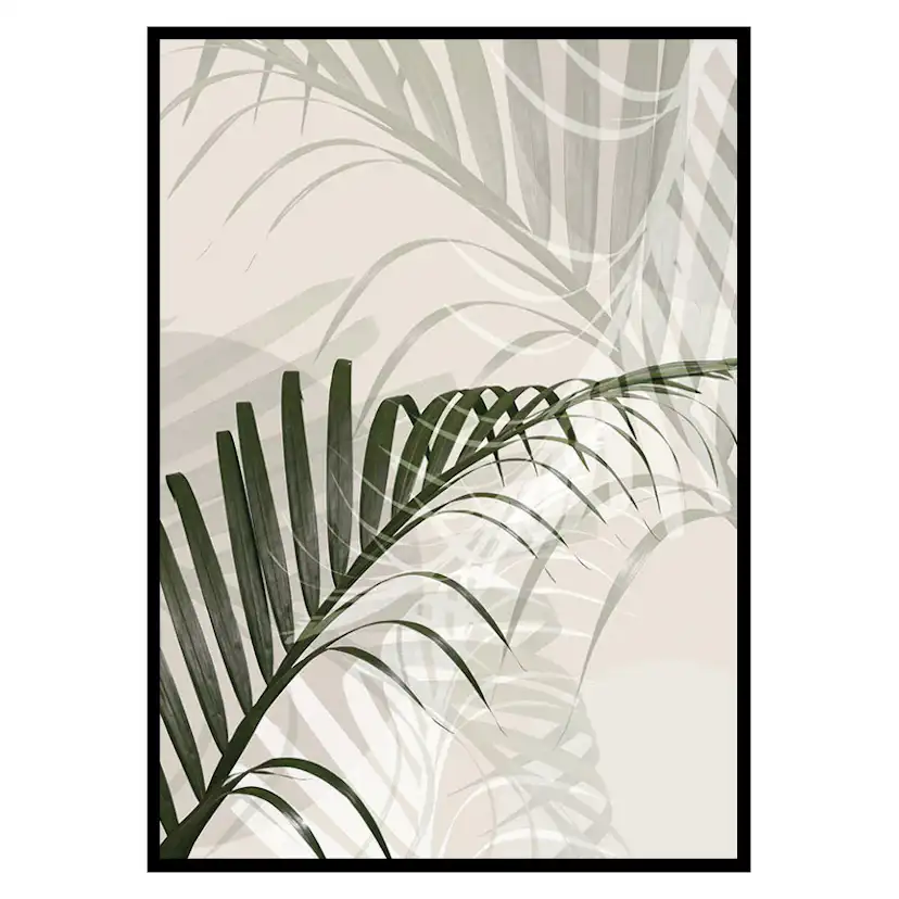 Poster Gallerix Abstract Palm Leaves No2