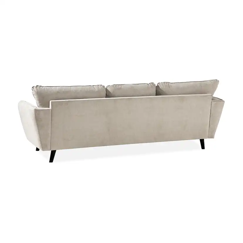 Trend Lyx 3-sits Divansoffa Vänster Svarta ben