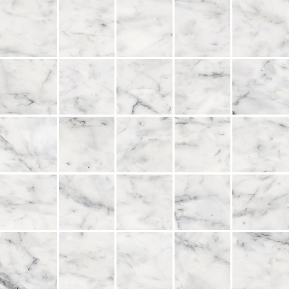 Mosaik Lhådös Carrara Marmor Mosaik 5x5 cm