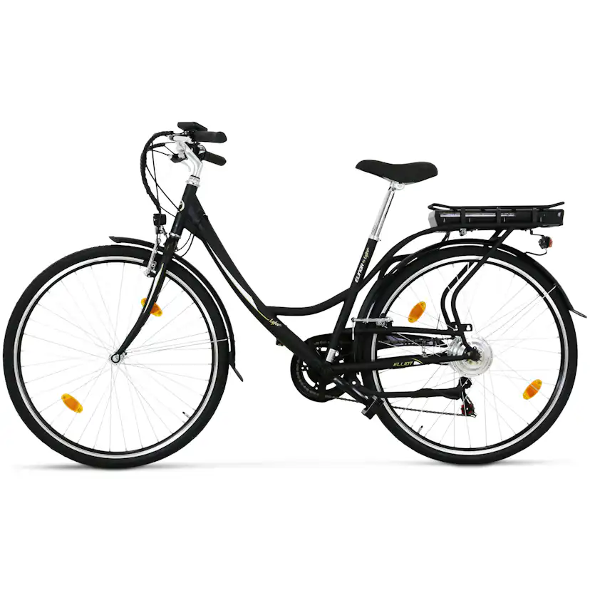 Elcykel Lyfco Dam 28" med Cykeldator Svart