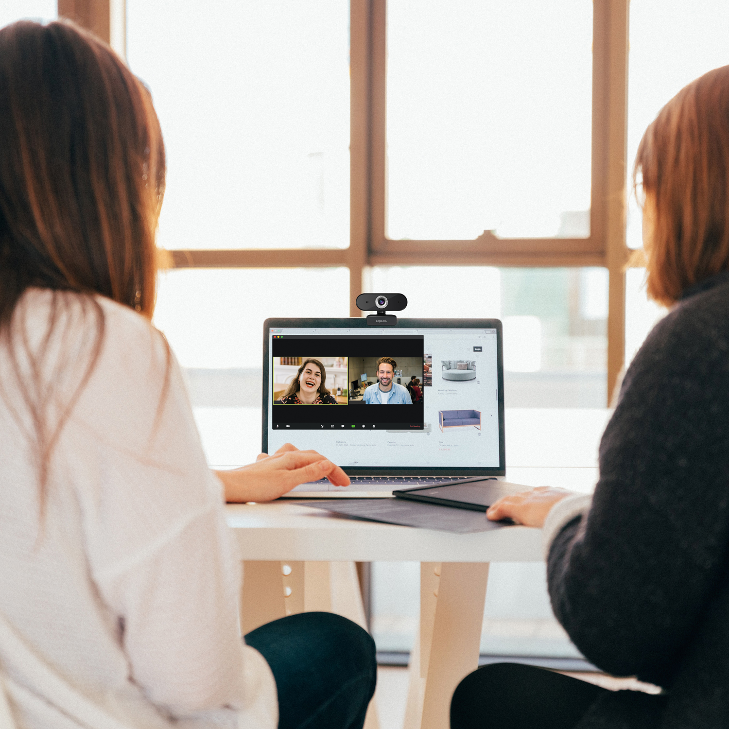 Webbkamera LogiLink HD 1080p Med Inbyggd Mikrofon