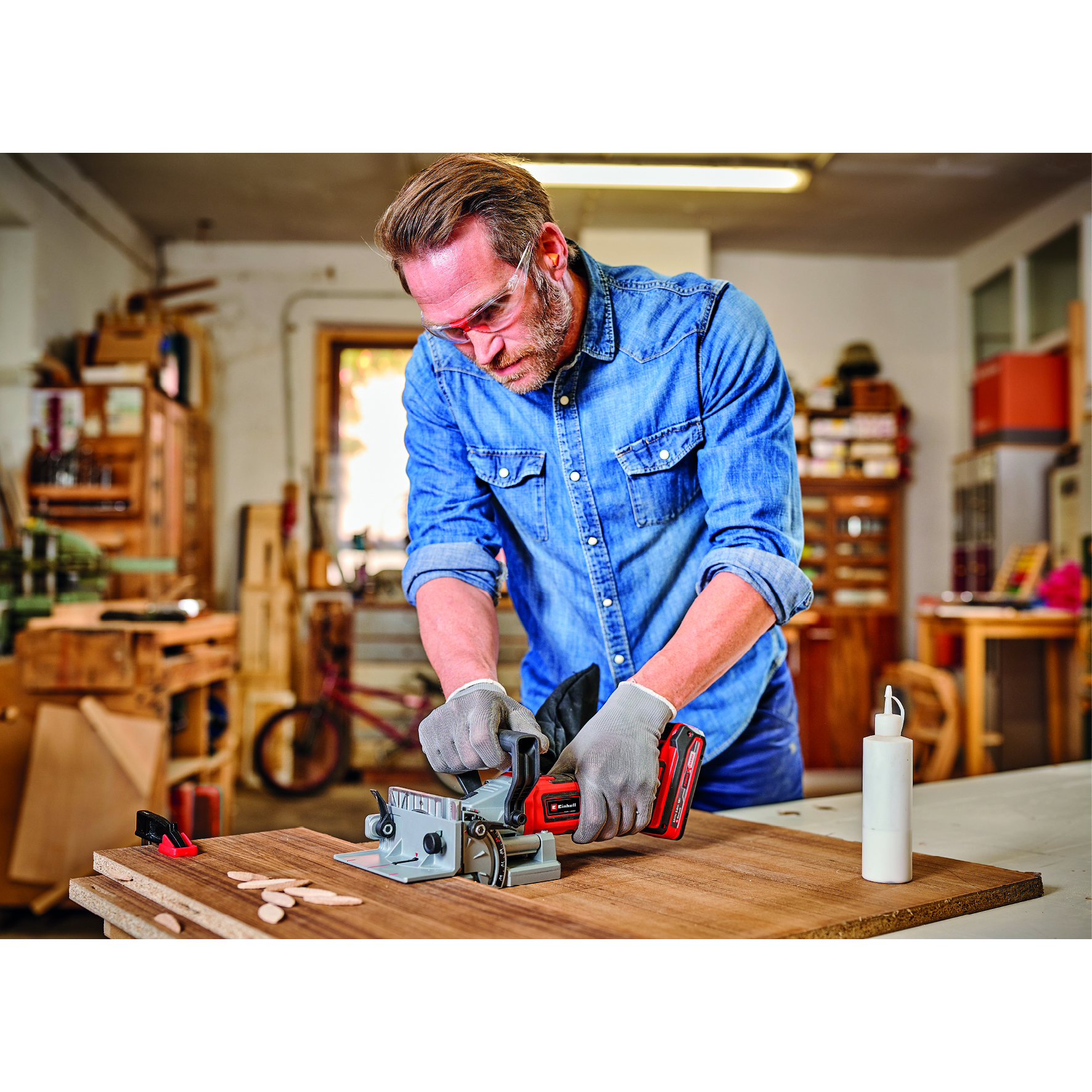 Lamellfräs Einhell TE-BJ 18V Utan Batteri & Laddare