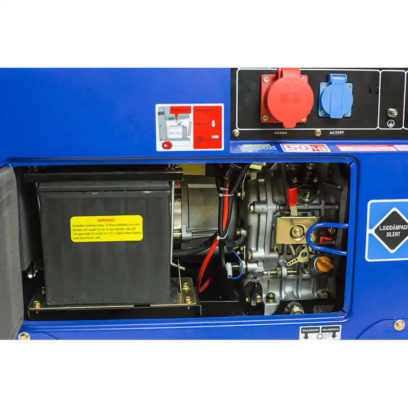 Elverk Duab-Power MDG6500S-3 3-fas Diesel tystgående