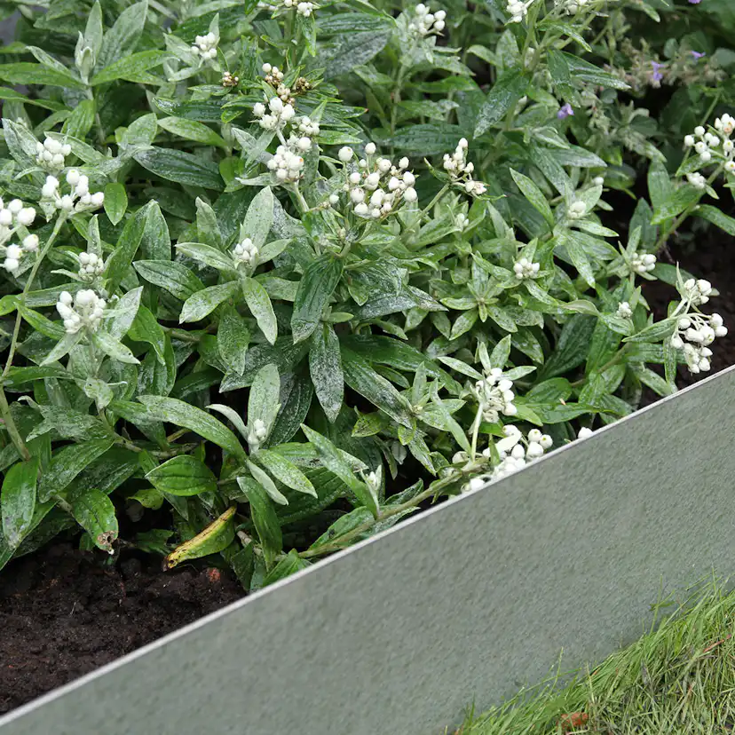 Planteringskant Flexigarden Aluzink 120 mm Hörn Justerbart