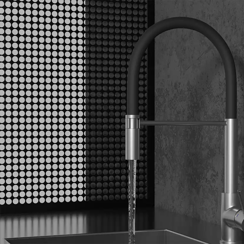 Köksblandare Scandtap Steel Pro Rostfritt Stål