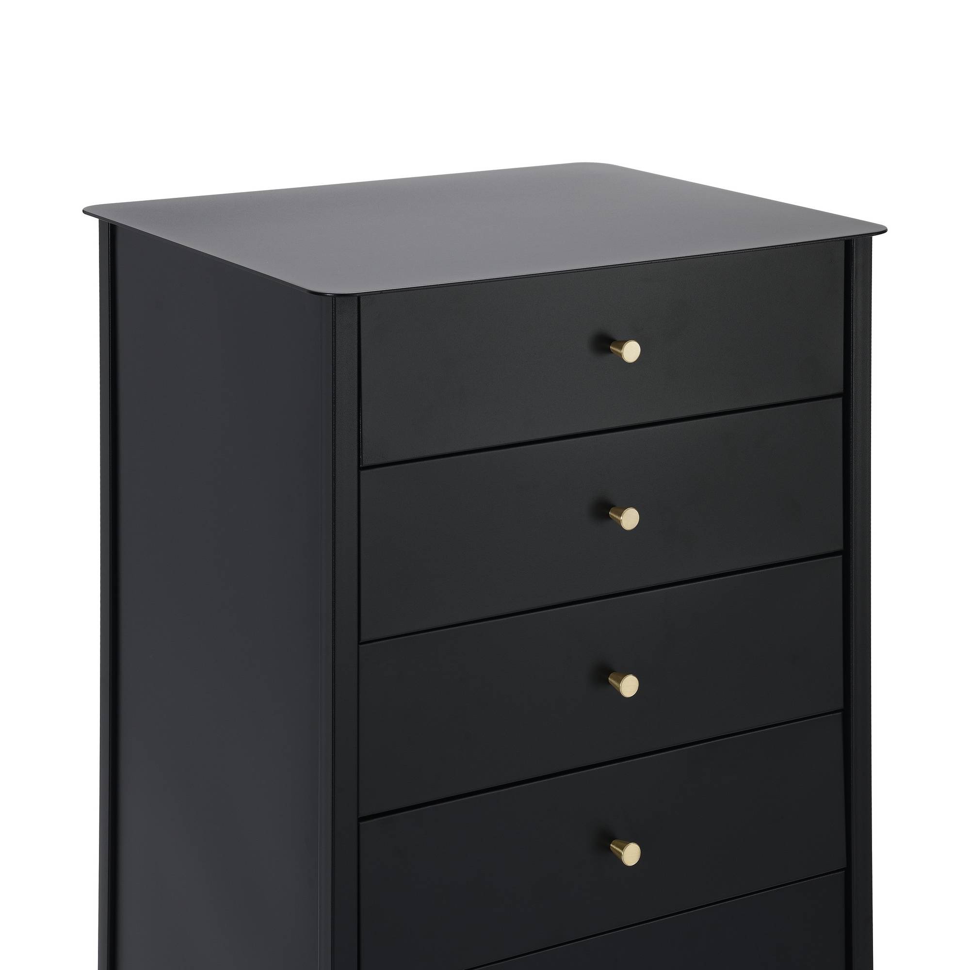 Byrå In Living Benjamin Svart Förvaringsmöbel 50x115x35 cm