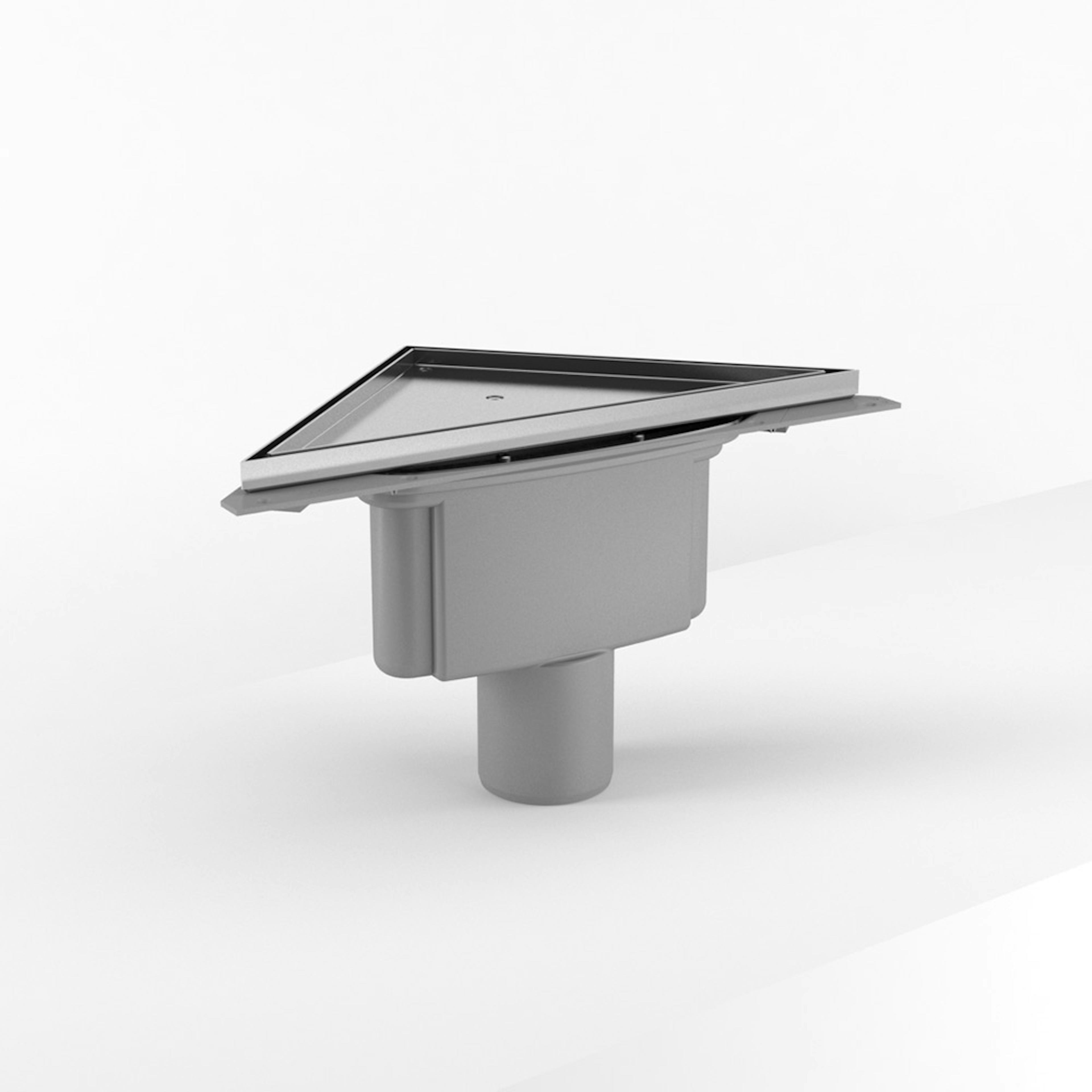 Golvbrunn Purus Corner Tile Insert utan Sil