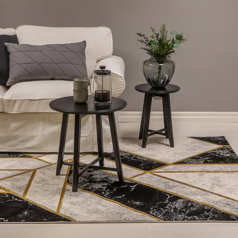 Friezematta KM Carpets Diamond Spectra Guld