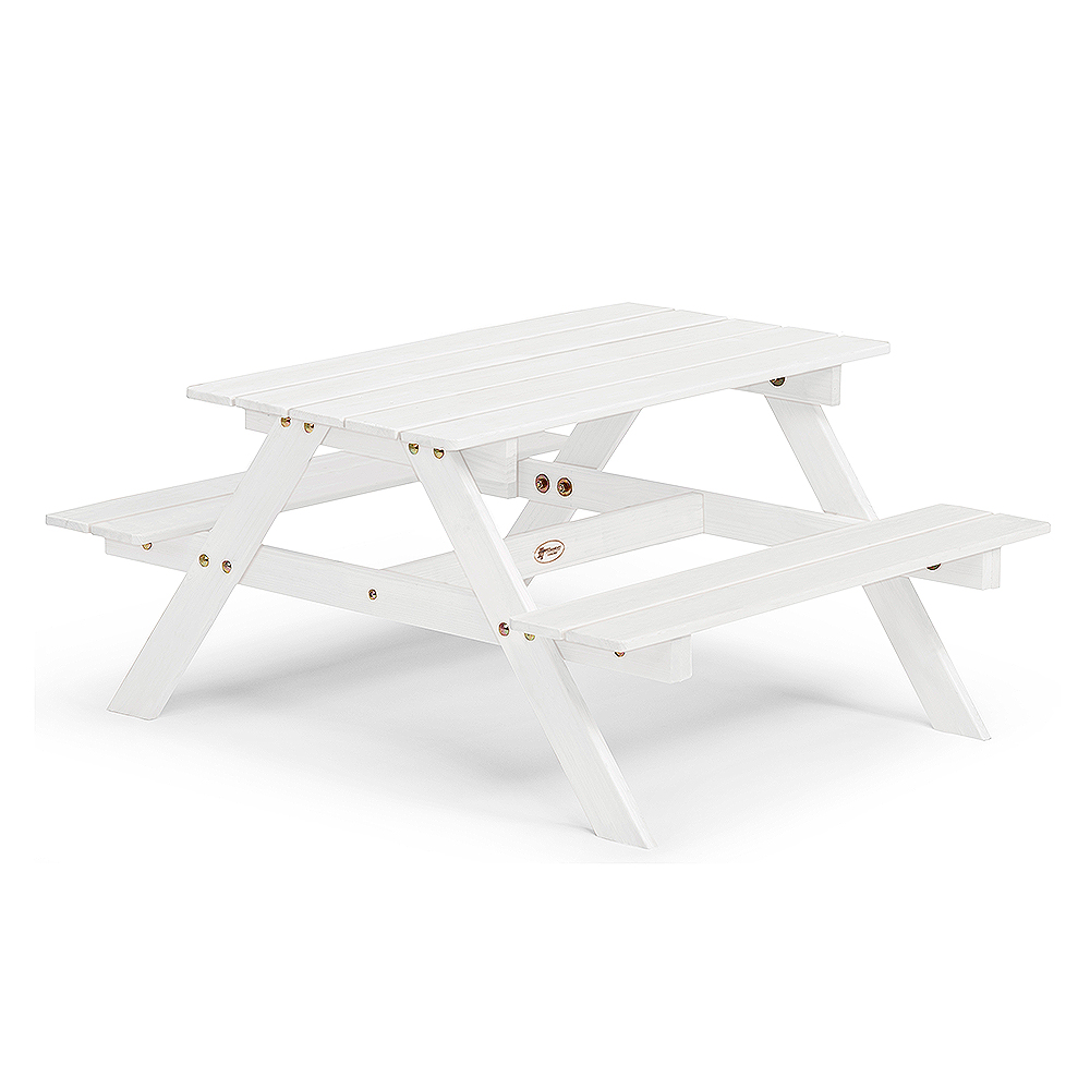 Barngrupp Picnic mini vitlaserad furu Vit