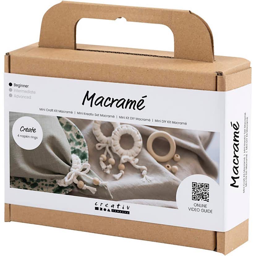 DIY-kit Creativ Company Makramé Servettring