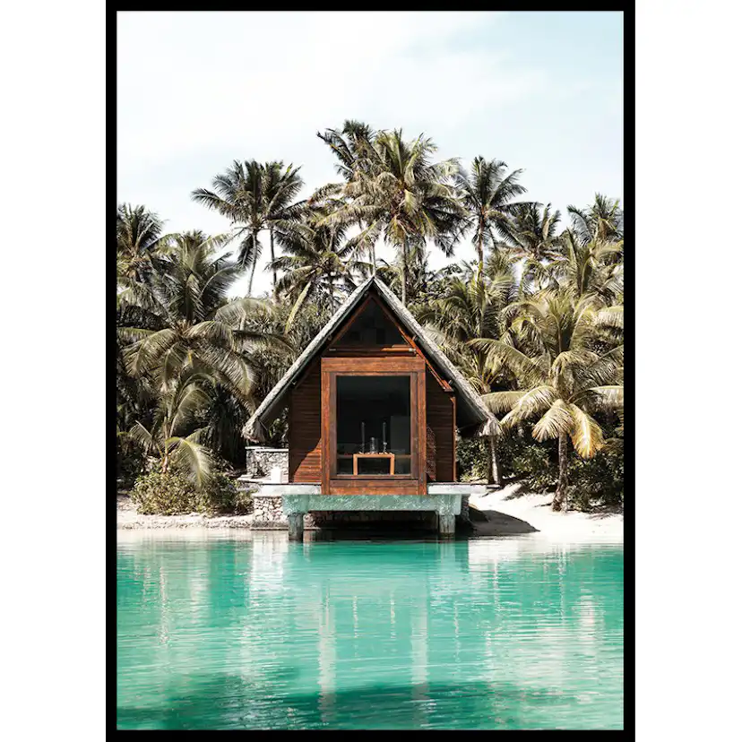 Poster Gallerix Waterfront Bungalow