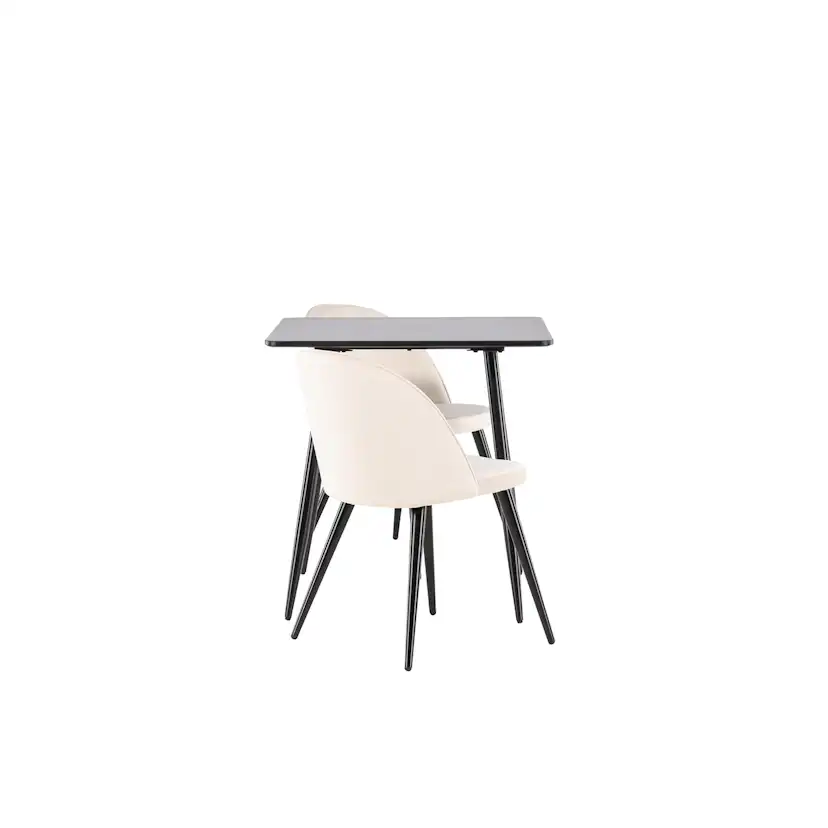 Svart/Beige