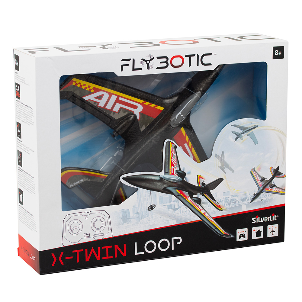 Radiostyrd Flygplan Silverlit X-twin Loop