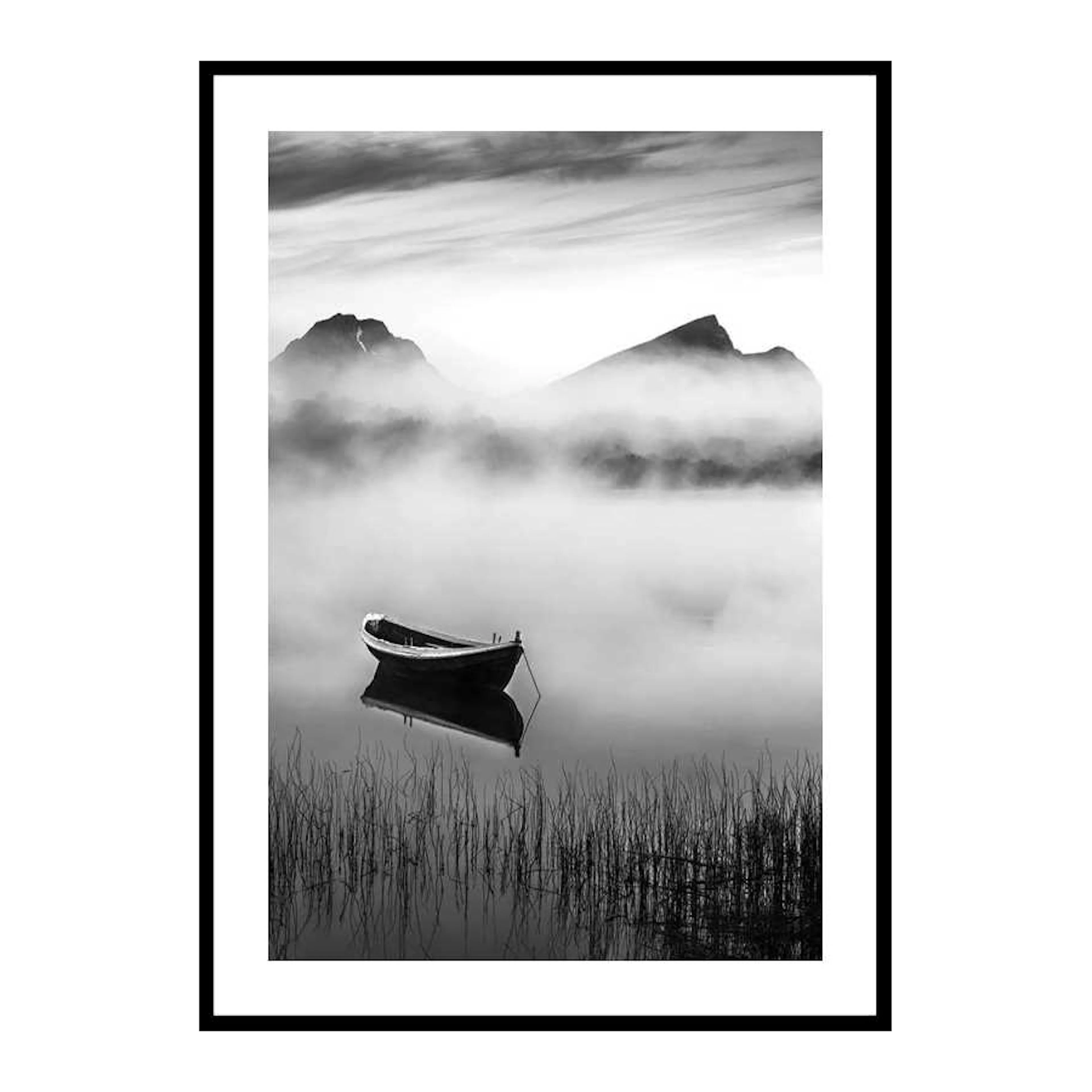 Boat In Mist 30x40 cm