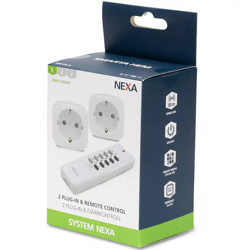 Plug-in set Nexa MYCR-1/SET PÅ/AV x 2