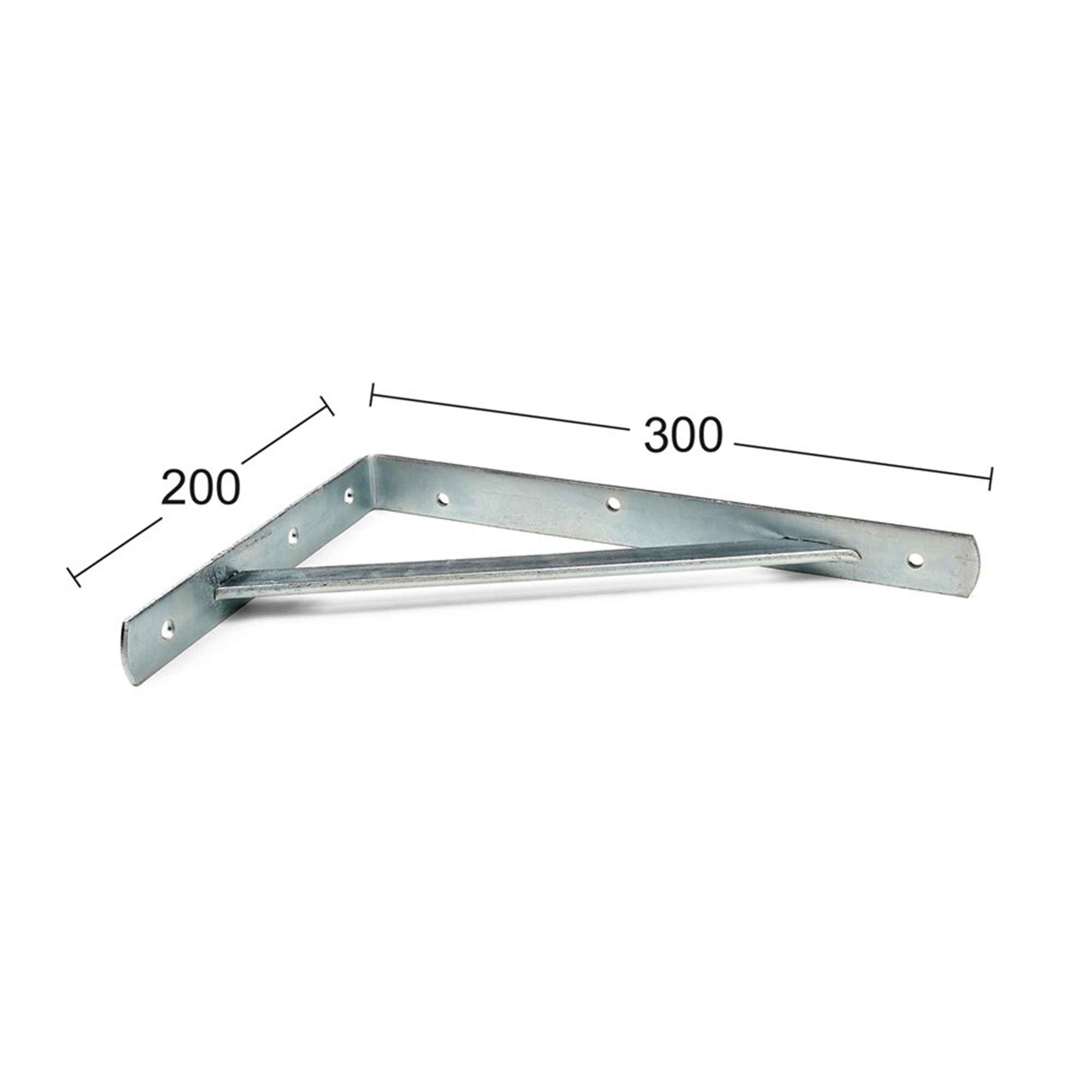 Konsol Habo 9, 200x300 mm, Elzink 200x300 mm, Elzink