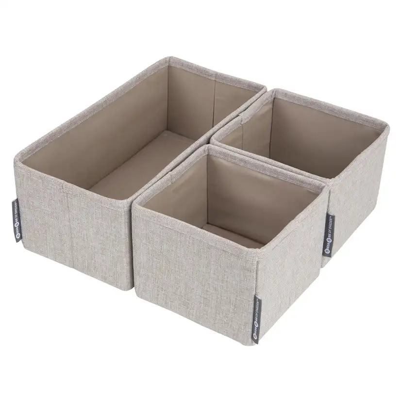 Förvaringslådor Bigso Box of Sweden Drawer organizer 3-set Beige