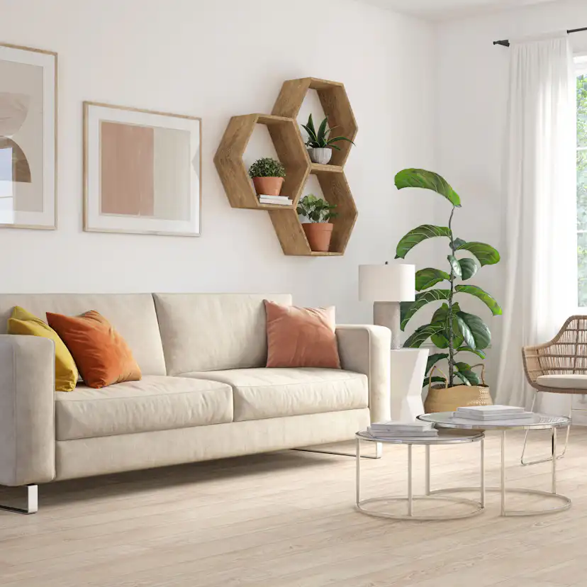 Vinylgolv Forbo Enduro Click med Klickfunktion White pine/Beige