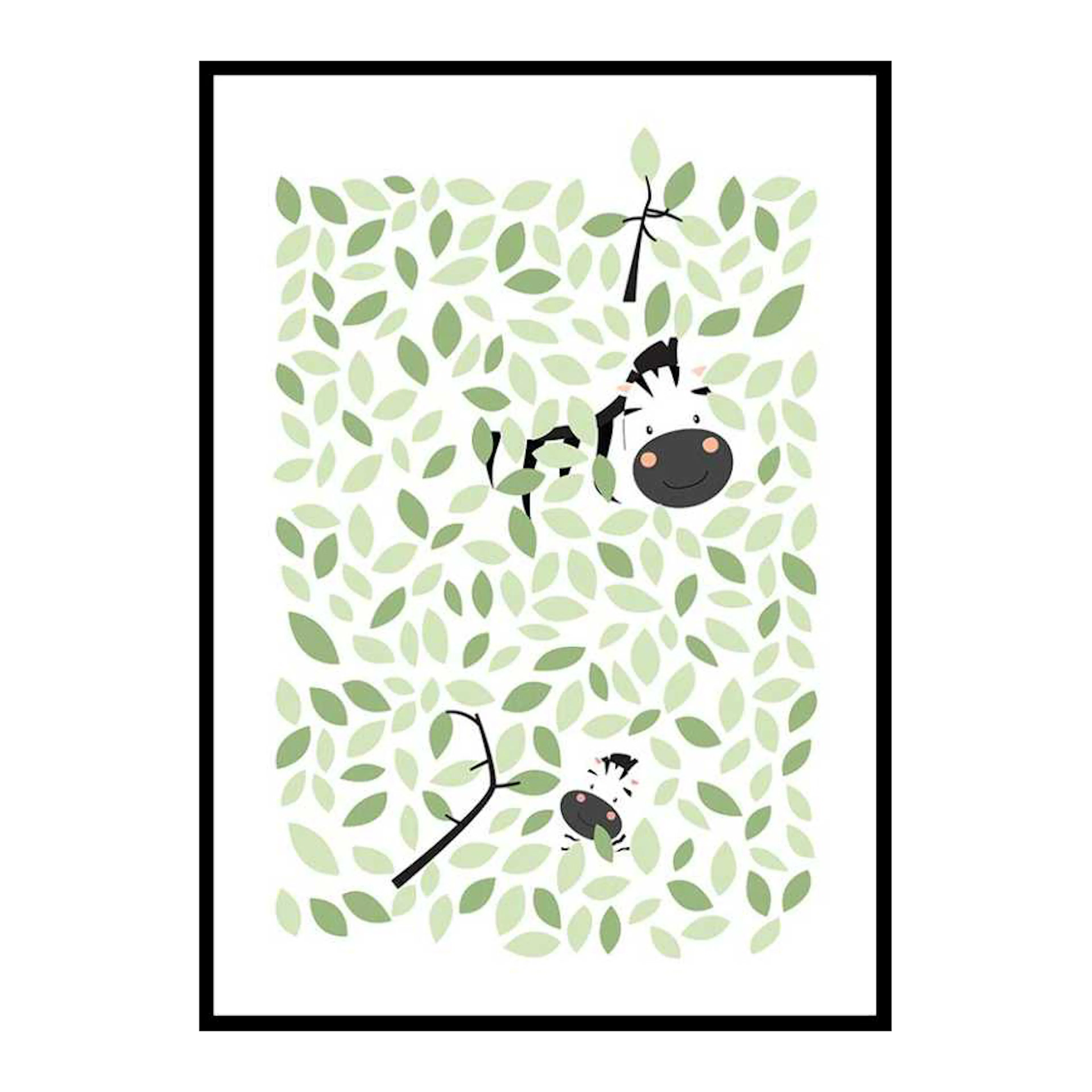 Poster Gallerix Hiding Zebra