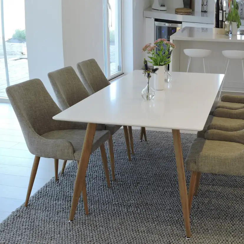 Matgrupp Venture Home Polar med 6st Plaza Stolar