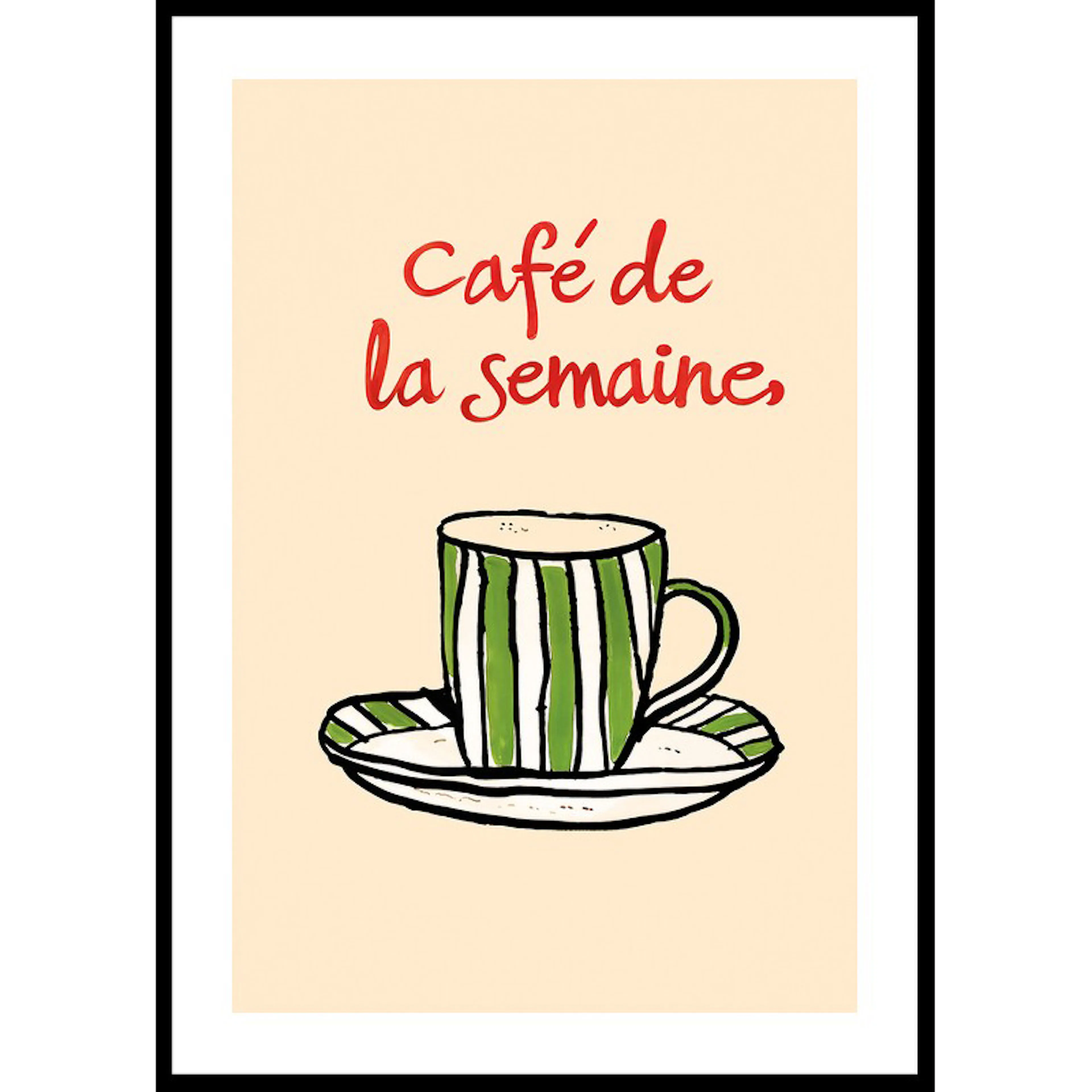Poster Gallerix Café De La Semaine