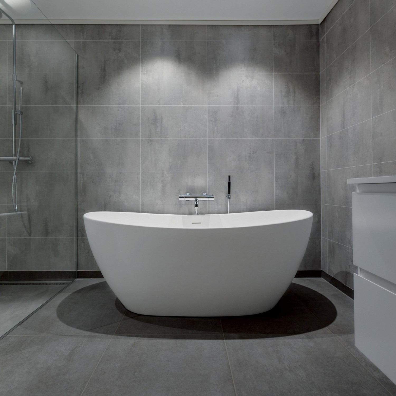 Våtrumsskiva BerryAlloc Cement Satin Finish 60x30